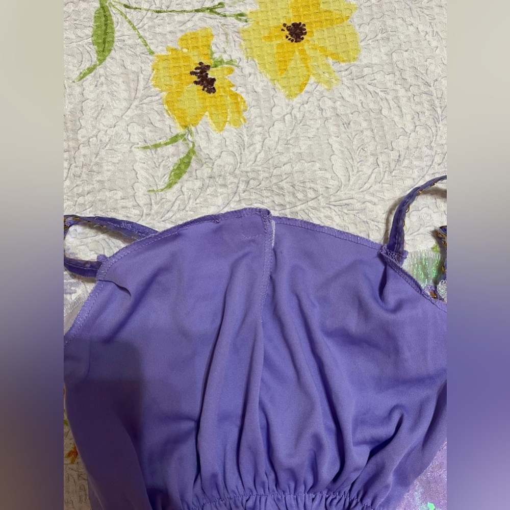 (22) Purple and Blue Sequin Mermaid Top - Picture 16 of 16
